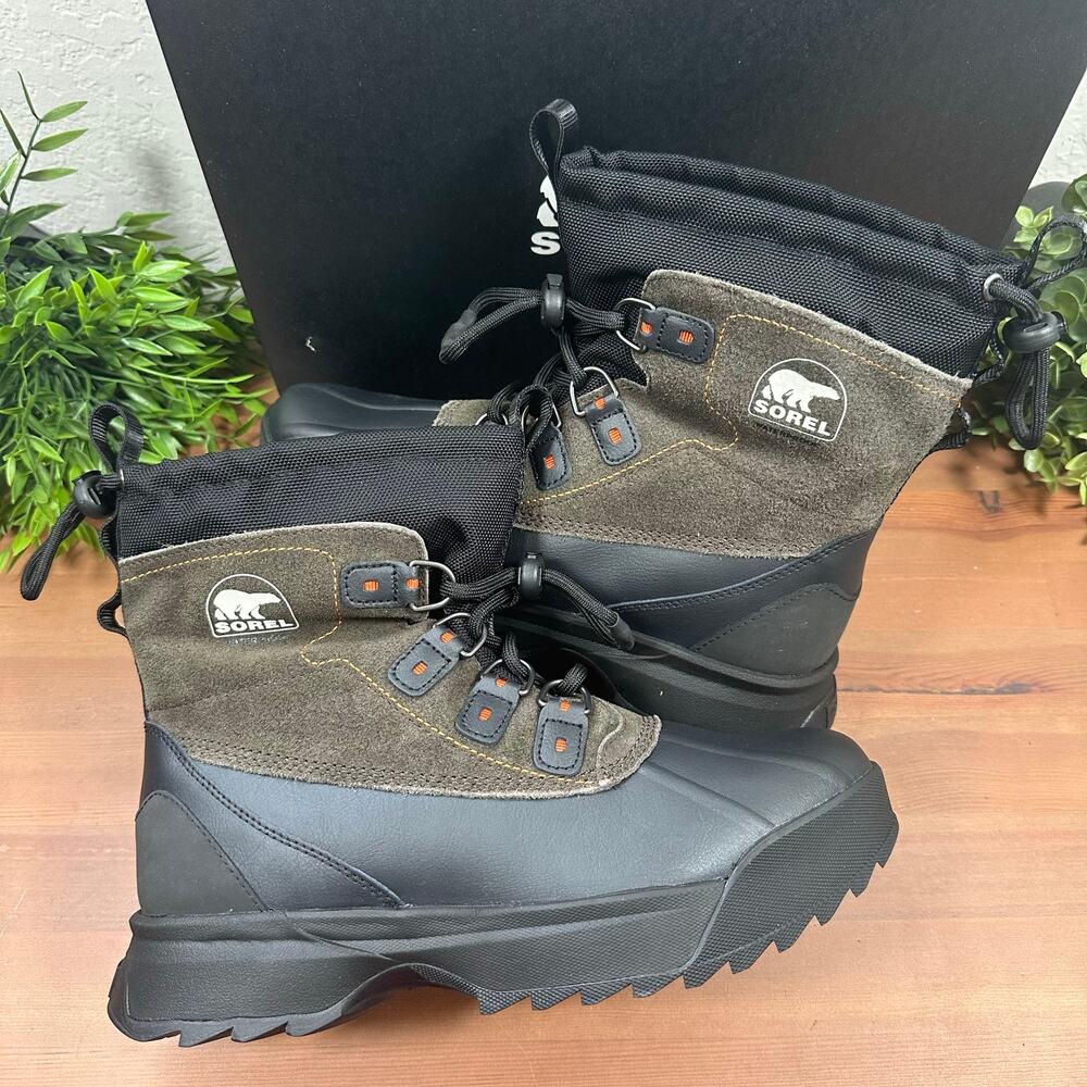 Sorel Men's Scout 87 XT Waterproof Boots Black Size 9 - Picture 2 of 10